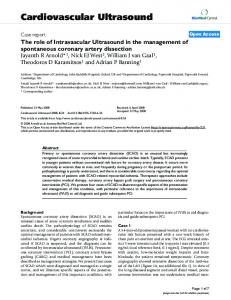The role of Intravascular Ultrasound in the management of