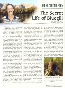 The Secret Life of Bluegill