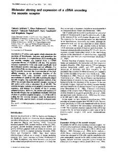 the secretin receptor - Europe PMC