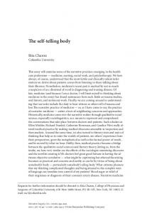 The self-telling body