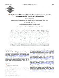 The Spatiotemporal Structure of Diabatic Processes ... - AMS Journals