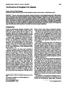 The Structure of Elongated Viral Capsids - Cell Press