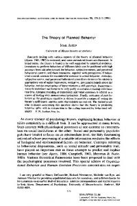The Theory of Planned Behavior - Science Direct