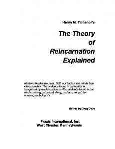 The Theory of Reincarnation Explained - Praxisontheweb.com