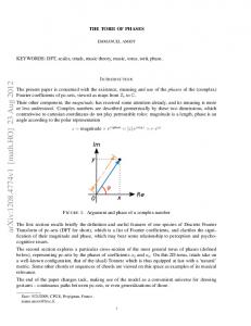 THE TORII OF PHASES