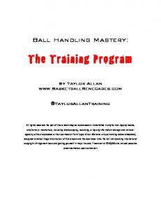 The Training Program