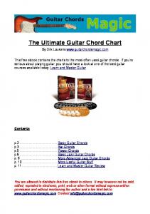 The Ultimate Guitar Chord Chart - Axe Central