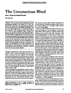 The Unconscious Mind