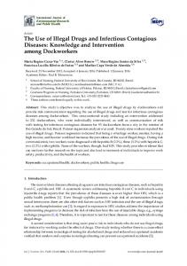 The Use of Illegal Drugs and Infectious Contagious Diseases - MDPI