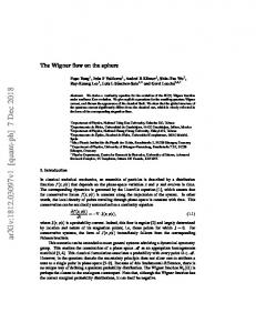 The Wigner flow on the sphere