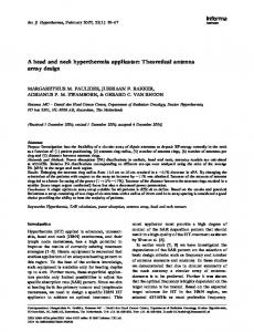 Theoretical antenna array design