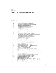 Theory of Reinforced Concrete