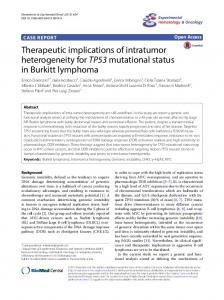 Therapeutic implications of intratumor heterogeneity ... - Springer Link