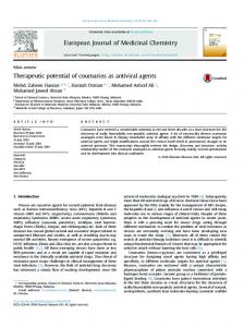 Therapeutic potential of coumarins as antiviral agents