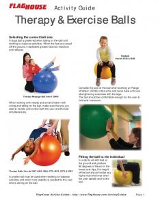 Therapy & Exercise Balls - Flaghouse