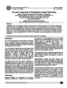 Thermal Conductivity of Poly al Conductivity of ...