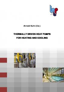 thermally driven heat pumps for heating and cooling - Nachhaltig ...