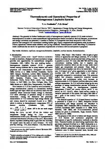 Thermodynamic and Operational Properties of