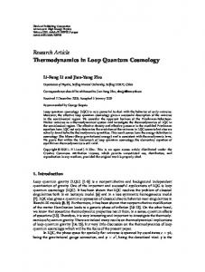 Thermodynamics in Loop Quantum Cosmology