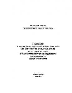thesis - Stanford CS Theory - Stanford University