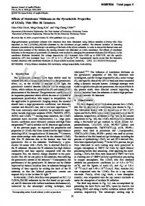 Thin Film IR Detectors