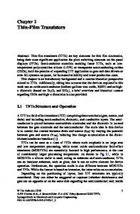 Thin-Film Transistors - Springer