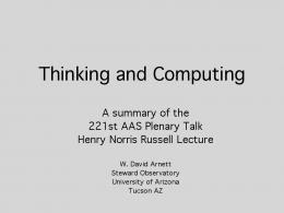 Thinking and Computing