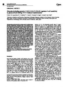 Thioredoxin-binding protein-2 - Nature