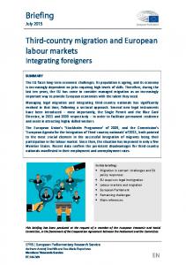 Third-country migration and European labour markets