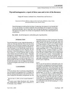 Thyroid hemiagenesis - Semantic Scholar