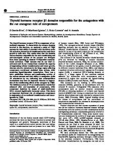 Thyroid hormone receptor &beta - Nature