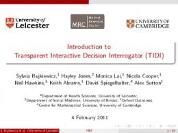 TIDI - University of Leicester