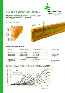 TIMBER FORMWORK BEAMS - Pfeifer