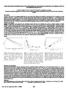 TIME-DEPENDENT DIFFUSION MRI IN THE ...