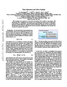 Time Operators and Time Crystals