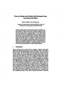 Time to Collision and Collision Risk Estimation from Local ... - CiteSeerX