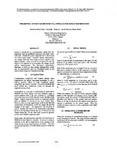 Time-xrying autoregressix modeling approach for ... - IEEE Xplore