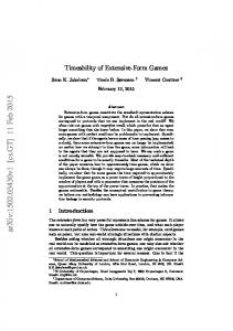 Timeability of Extensive-Form Games