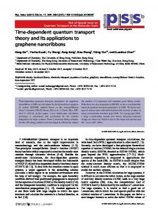 Timedependent quantum transport theory and its applications to