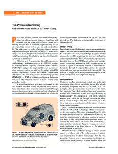 Tire Pressure Monitoring - IEEE Xplore