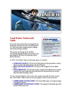 Tomb Raider Underworld Guide