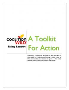 Toolkit - CoalitionWILD