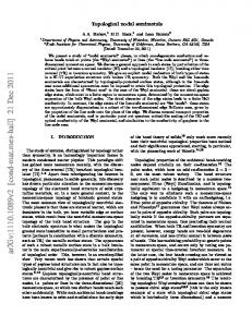 Topological nodal semimetals