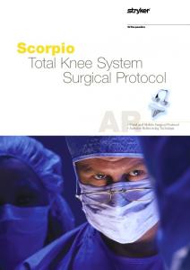 Total Knee Replacement (Scorpio)