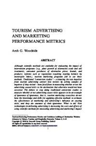 Tourism advertising and marketing performance ... - Arch Woodside