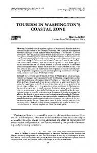 tourism in washington's coastal zone - Science Direct