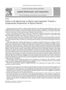 Towards a Computational Interpretation of Physical Theories