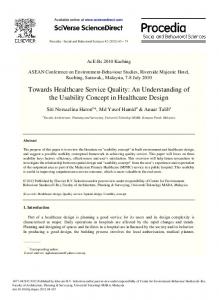 Towards Healthcare Service Quality: An Understanding of the ...