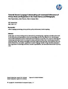 Towards Natural-Language Understanding and ... - Semantic Scholar