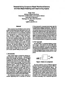 Towards Ruling Component-Based Distributed ... - Semantic Scholar